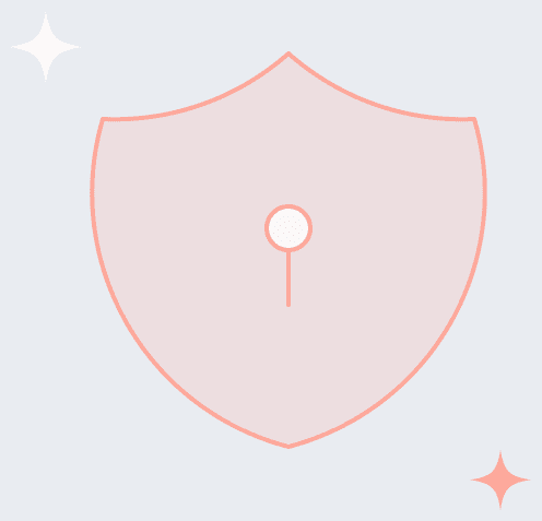 A shield representing chat data privacy